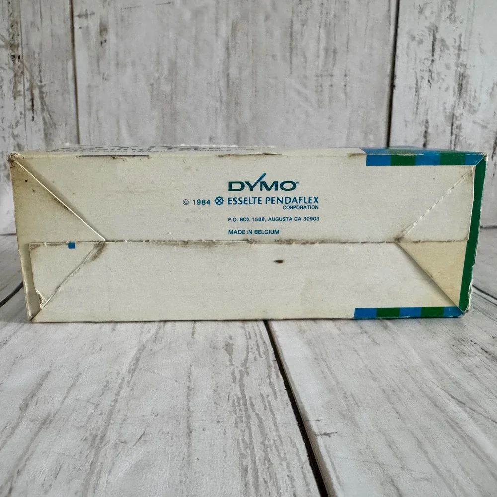 Vintage Dymo Glossy Red Embossing Label Tape 1/4